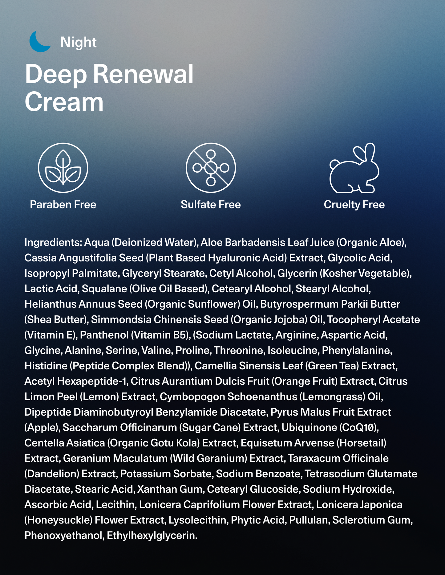 Deep Renewal Cream